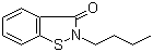 2-丁基-1,2-苯并异噻唑啉-3-酮分子式结构图