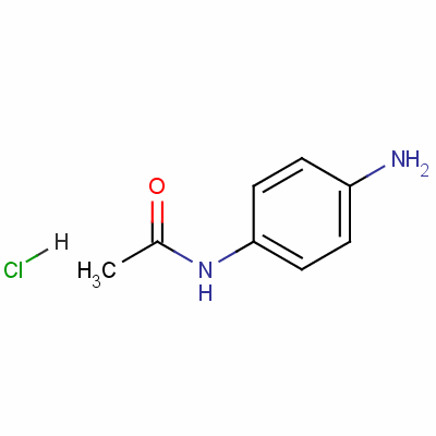 4-乙酰氨基苯胺盐酸盐分子式结构图