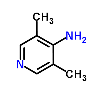 3,5-二甲基-4-氨基吡啶分子式结构图