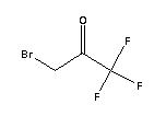 1-溴-3,3,3-三氟丙酮分子式结构图