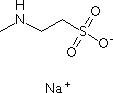 N-甲基牛磺酸钠盐分子式结构图