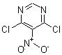 4,6-二氯-5-硝基嘧啶分子式结构图