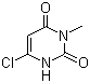 6-氯-3-甲基尿嘧啶分子式结构图