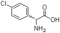 (R)-4-氯苯甘氨酸分子式结构图