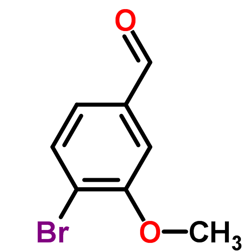 4-溴-3-甲氧基苯甲醛分子式结构图