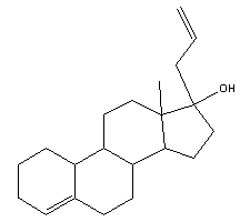 烯丙基雌烯醇分子式结构图