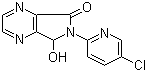 6-(5-氯-2-吡啶基)-6,7-二氢-7-羟基-5H-吡咯并[3,4-b]吡嗪-5-酮分子式结构图