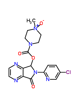 N-氧化佐匹克隆分子式结构图