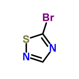 5-溴-1,2,4-噻二唑分子式结构图