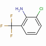 2-氨基-3-氯三氟甲苯分子式结构图