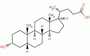 石胆酸分子式结构图