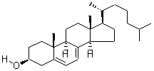 7-脱氢胆固醇分子式结构图