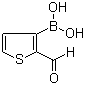 2-甲醛基噻吩-3-硼酸分子式结构图