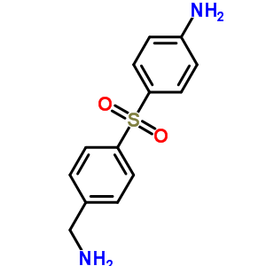 4-{[4-（氨基甲基）苯基]磺酰基}苯胺分子式结构图