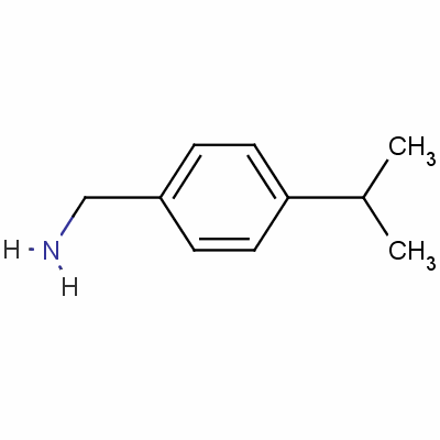 4-异丙基苄胺分子式结构图