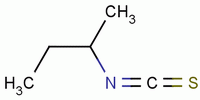 异硫代氰酸仲丁酯分子式结构图