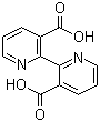 2,2'-联吡啶-3,3'-二羧酸分子式结构图