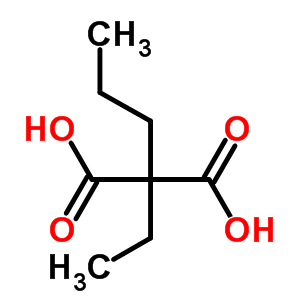 丙基丙二酸乙酯分子式结构图