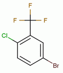 5-溴-2-氯三氟甲苯分子式结构图