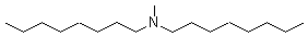 双辛烷基甲基叔胺分子式结构图