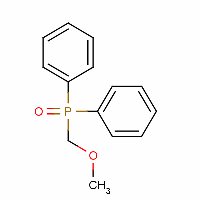 (甲氧基甲基)二苯基磷氧分子式结构图