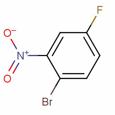 2-溴-5-氟硝基苯分子式结构图