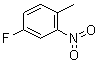 4-氟-2-硝基甲苯分子式结构图