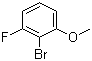 2-溴-3-氟苯甲醚分子式结构图