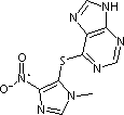 硫唑嘌呤分子式结构图