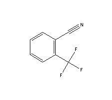 邻三氟甲基苯腈分子式结构图