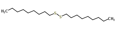 二壬基二硫醚分子式结构图