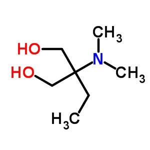 2-(二甲基氨基)-2-乙基-1,3-丙二醇分子式结构图