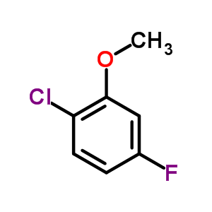 2-氯-5-氟苯甲醚分子式结构图