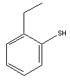 2-乙基苯硫酚分子式结构图