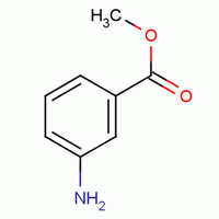 3-氨基苯甲酸甲酯分子式结构图