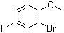 2-溴-4-氟苯甲醚分子式结构图