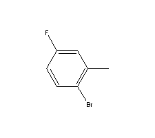 2-溴-5-氟甲苯分子式结构图