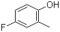 2-甲基-4-氟苯酚分子式结构图