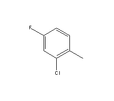 2-氯-4-氟甲苯分子式结构图