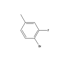 4-溴-3-氟甲苯分子式结构图