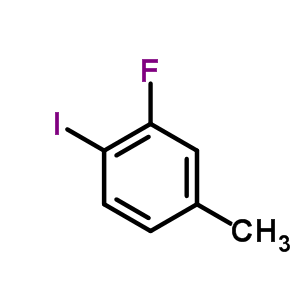 3-氟-4-碘甲苯分子式结构图