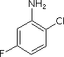 2-氯-5-氟苯胺分子式结构图