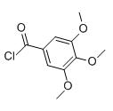 3,4,5-三甲氧基苯甲酰氯分子式结构图