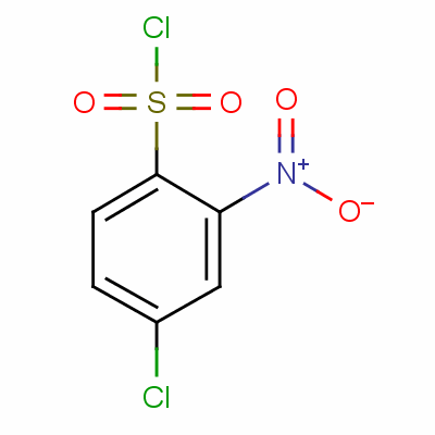 4-氯-2-硝基苯磺酰氯分子式结构图