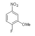 2-氟-5-硝基苯甲醚分子式结构图