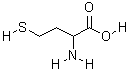 DL-高半胱氨酸分子式结构图