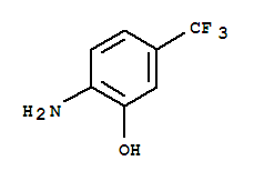 2-羟基-4-三氟甲基苯胺分子式结构图