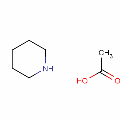 哌啶乙酸盐分子式结构图