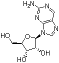 2-氨基嘌呤核苷分子式结构图