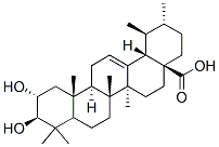 科罗索酸分子式结构图